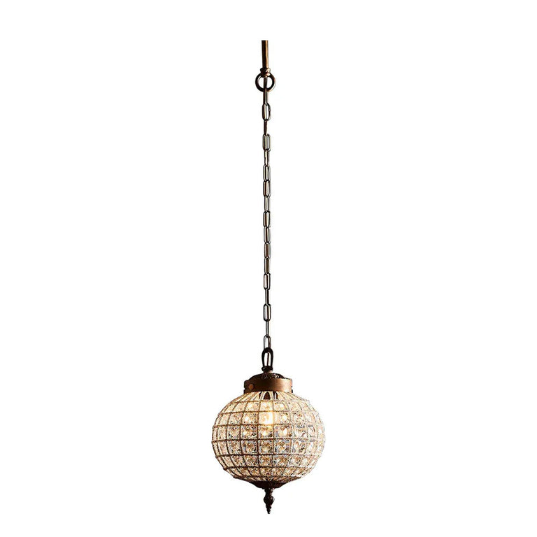 Palermo Chandelier Extra Small Antique Brass - ELD43