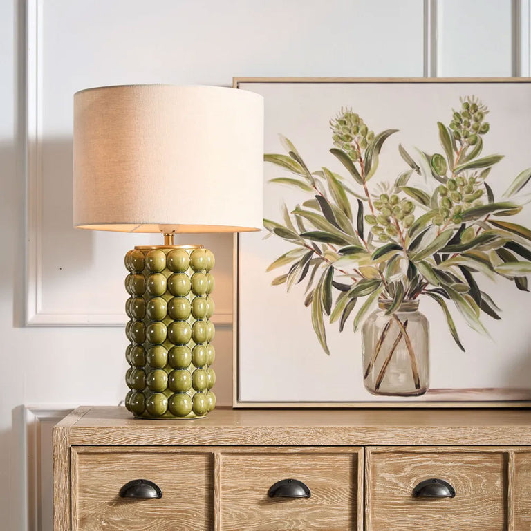 Condotti Table Lamp With Shade Green - ELFY0680GN-2