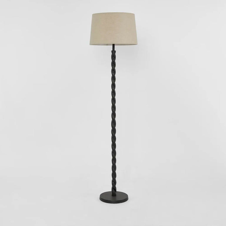 Papillon Floor Lamp With Shade - ELHK9091BLK