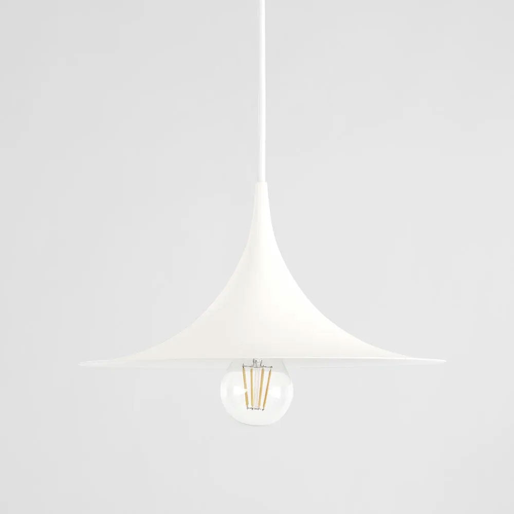 Sophia Ceiling Pendant Small White - ELID10330SWH