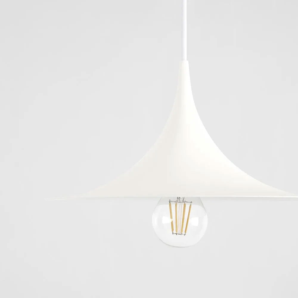 Sophia Ceiling Pendant Small White - ELID10330SWH