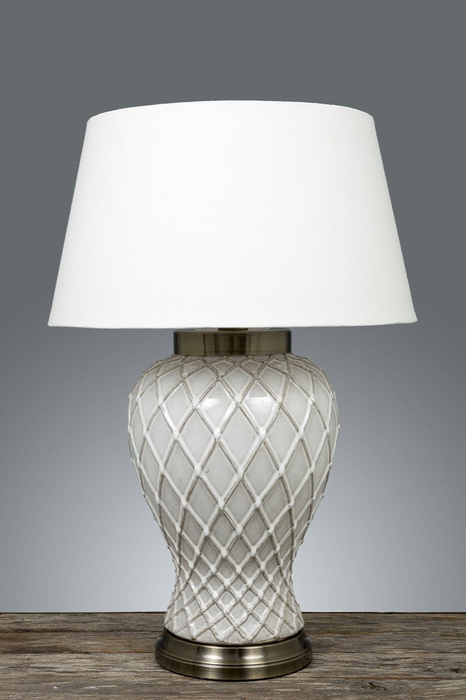 Berkley Ceramic Lamp & Shade - ELYF1161