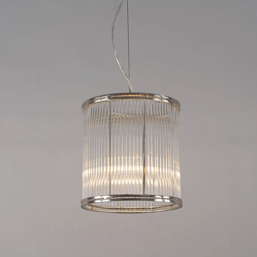 Denzel Medium Pendant Nickel - ELJE22970