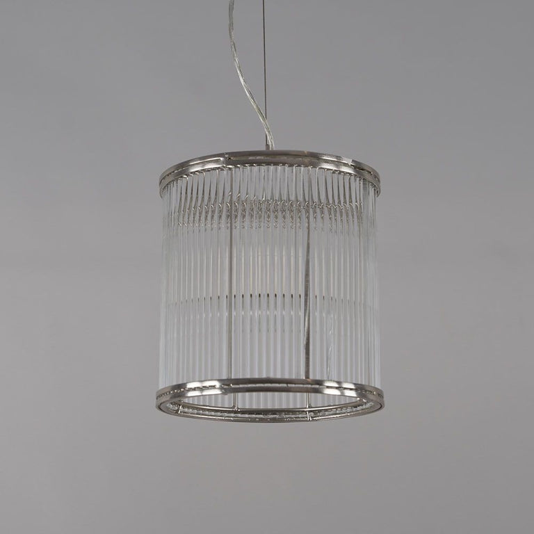 Denzel Medium Pendant Nickel - ELJE22970