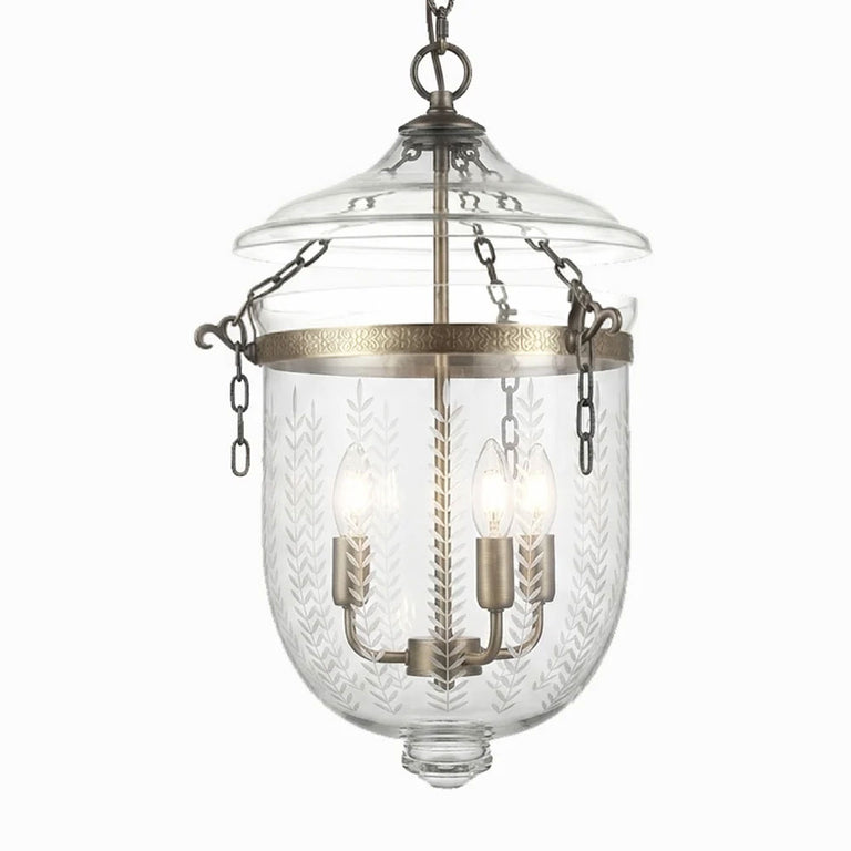Bell Jar Pendant Medium Brass - ELKH307