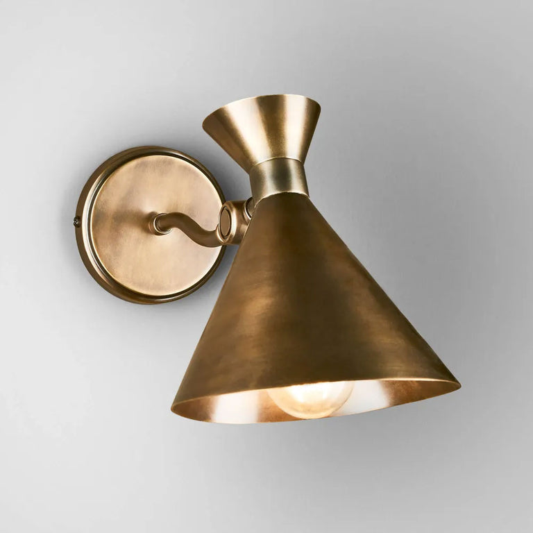 Lawson Wall Light Brass - ELKH534B