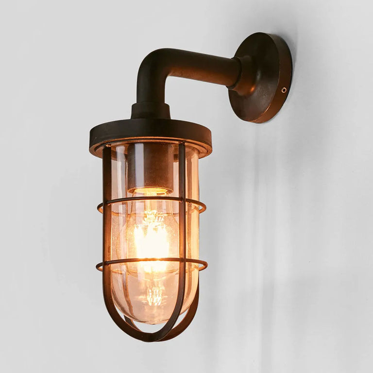 Submarine Outdoor Wall Light Black IP54 - ELPIM30517BLK