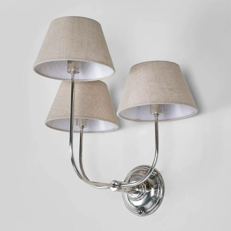 Trilogy 3 Light Wall Light With Shades - ELPIM30755AS