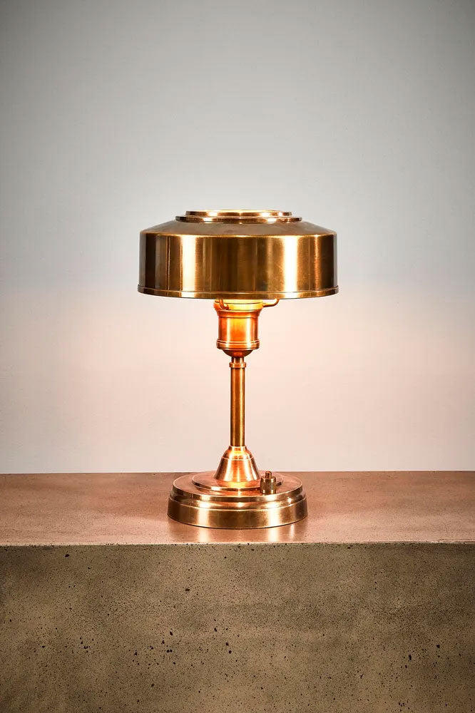 Bankstown Small Table Lamp Antique Brass - ELPIM30967AB