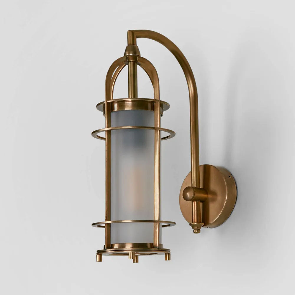 Bel Air Outdoor Wall Light Antique Brass IP54 - ELPIM31155AB