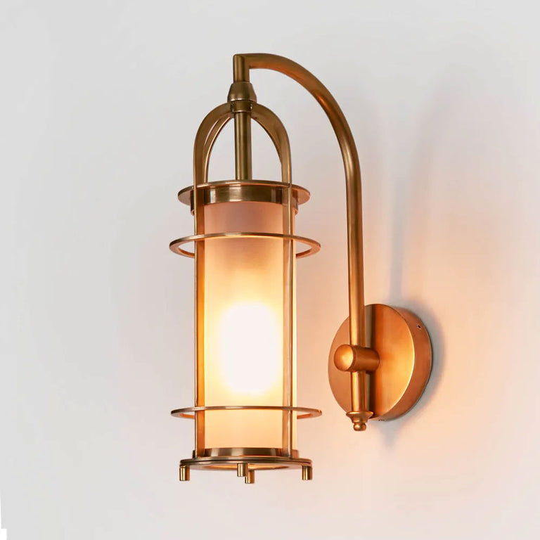 Bel Air Outdoor Wall Light Antique Brass IP54 - ELPIM31155AB