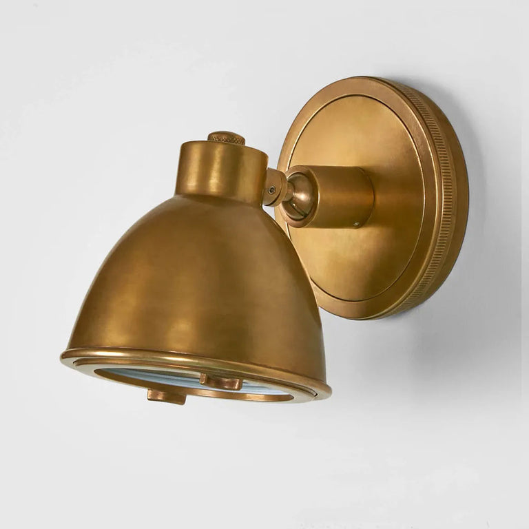 Panama Outdoor Wall Light Antique Brass IP54 - ELPIM31246AB