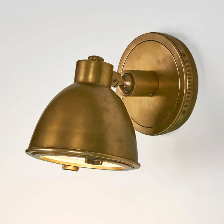 Panama Outdoor Wall Light Antique Brass IP54 - ELPIM31246AB