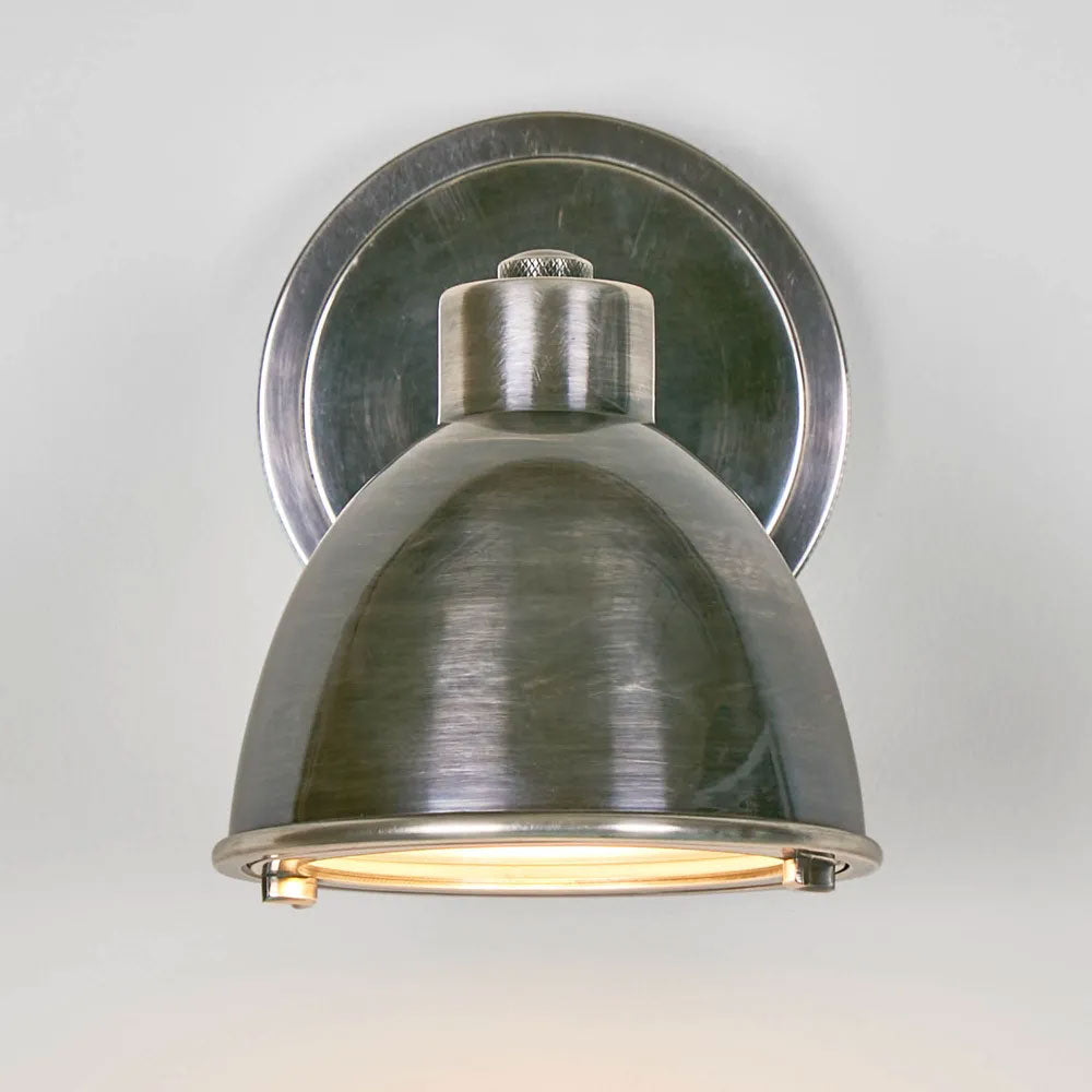 Panama Outdoor Wall Light Antique Silver IP54 - ELPIM31246AS