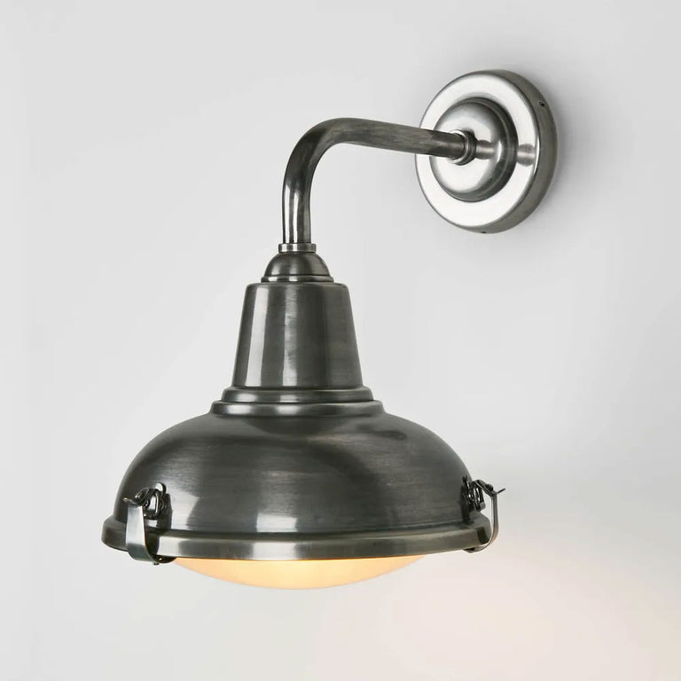 Catalina Outdoor Wall Light Antique Silver - ELPIM31328AS