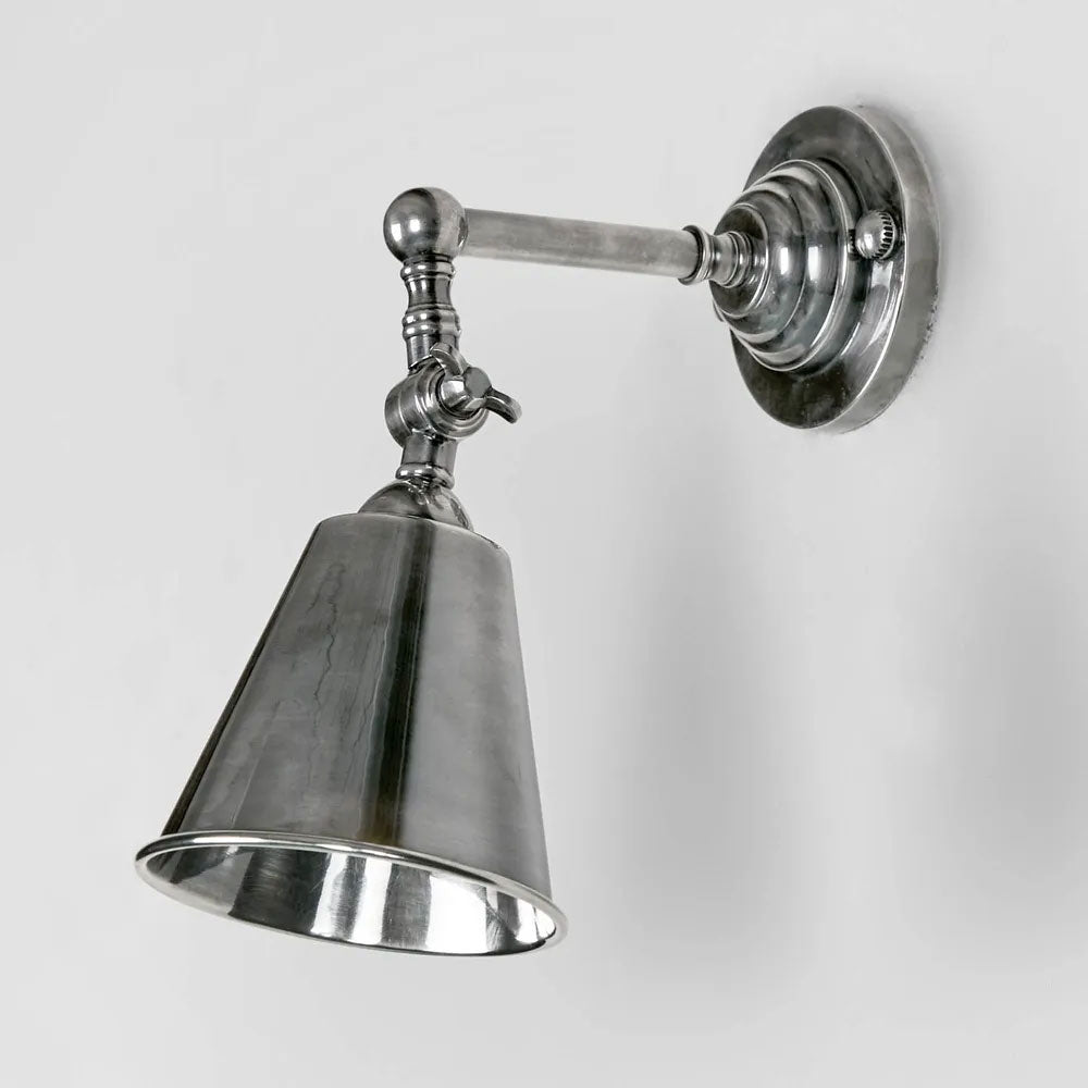Utopia Wall Lamp Antique Silver - ELPIM31376AS
