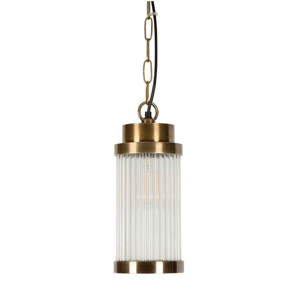Rotterdam Pendant Antique Brass - ELPIM31400AB