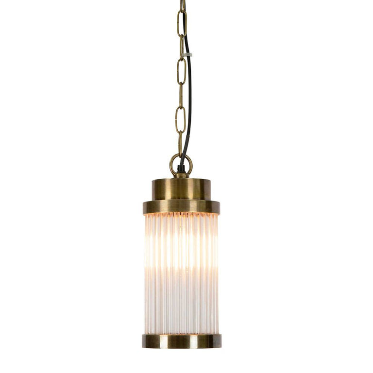 Rotterdam Pendant Antique Brass - ELPIM31400AB