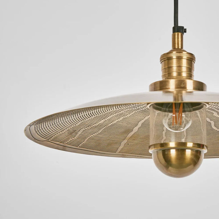 Henry Industrial Pendant Antique Brass - ELPIM31659AB