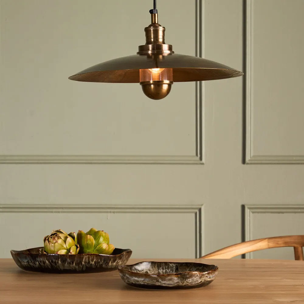 Henry Industrial Pendant Antique Brass - ELPIM31659AB