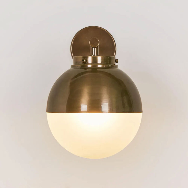 Carrington Outdoor Wall Light Antique Brass IP54 - ELPIM31662AB