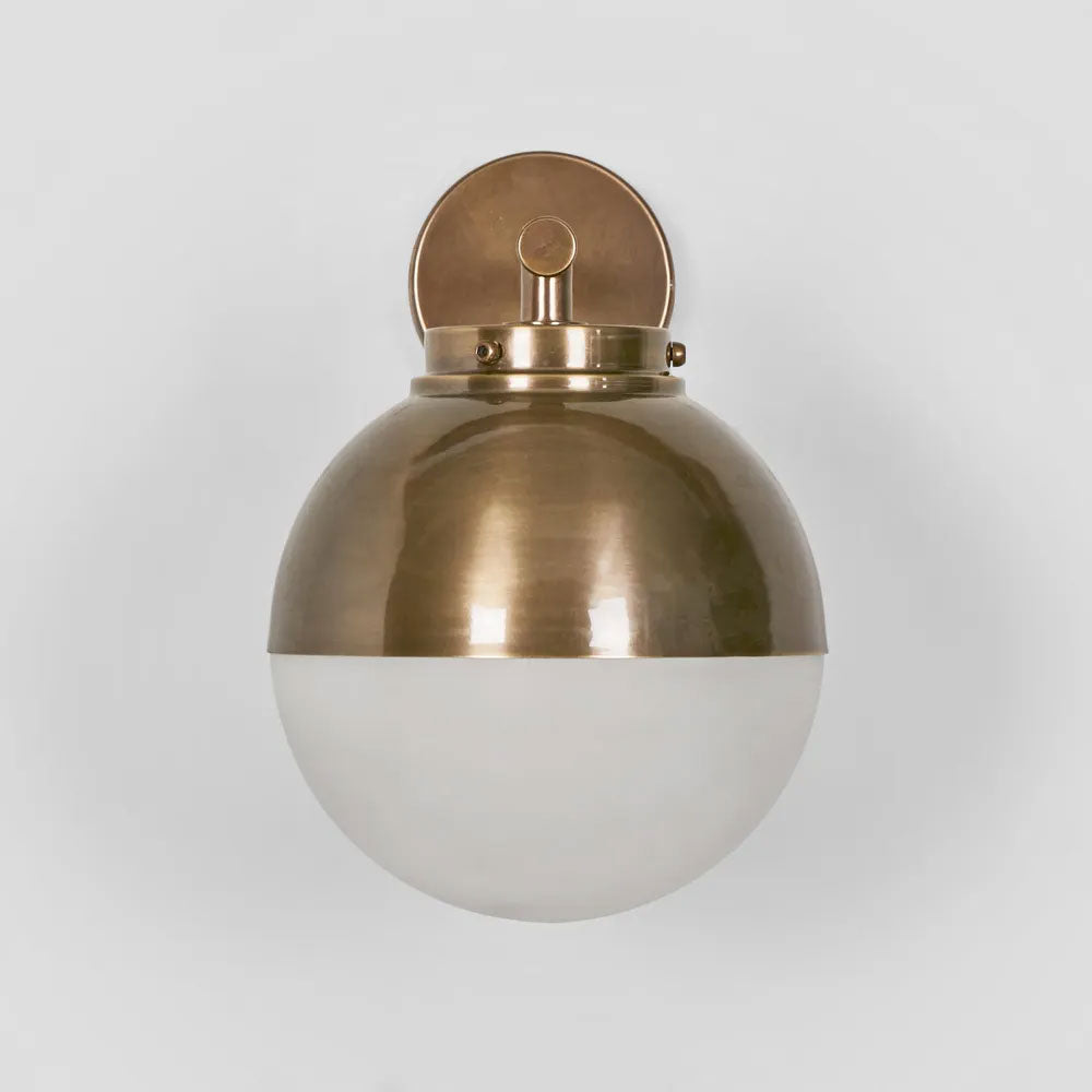 Carrington Outdoor Wall Light Antique Brass IP54 - ELPIM31662AB