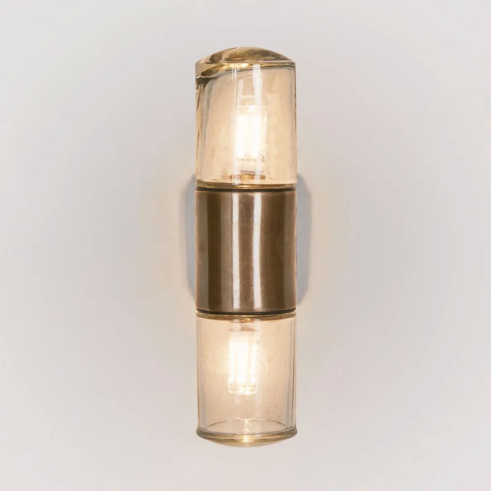 Plover Outdoor Wall Light Antique Brass IP54 - ELPIM31676AB