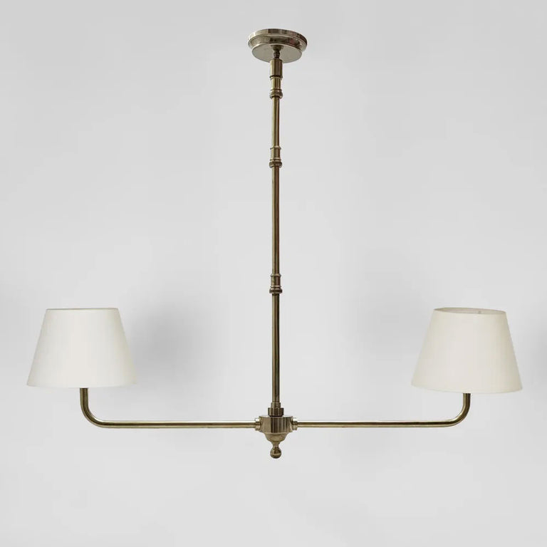 Sheridan Two Arm Chandelier Antique Brass - ELPIM31677AB