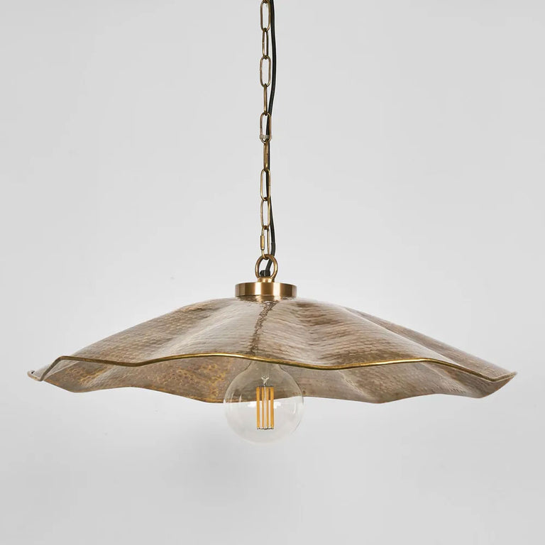 Melville Ceiling Pendant Hammered Antique Brass - ELPIM31726
