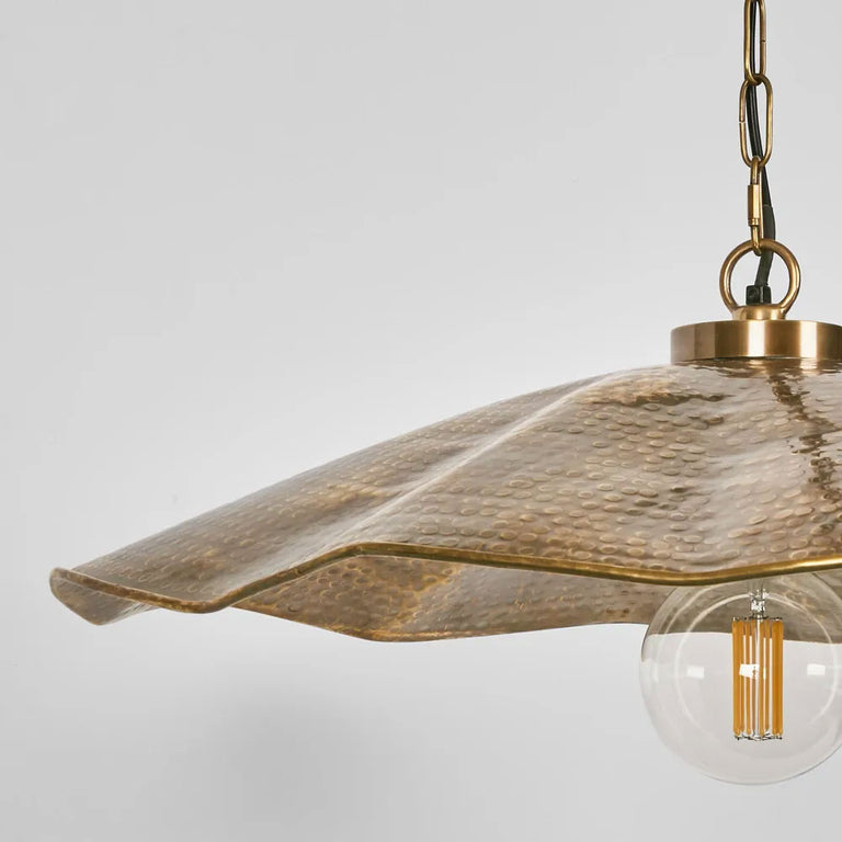 Melville Ceiling Pendant Hammered Antique Brass - ELPIM31726