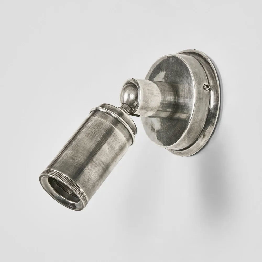 Clifton Mini Outdoor Wall Light Antique Silver IP54 - ELPIM31736AS