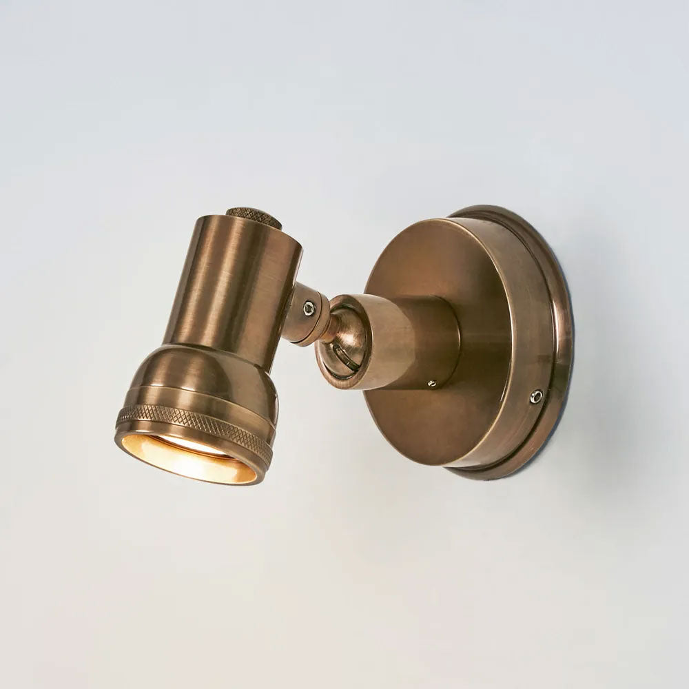 Carter Mini Wall Light Antique Brass - ELPIM31737AB
