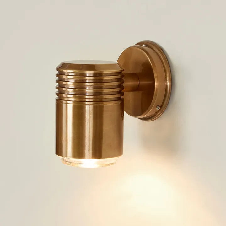 Primrose Outdoor Wall Light Antique Brass - ELPIM31981AB