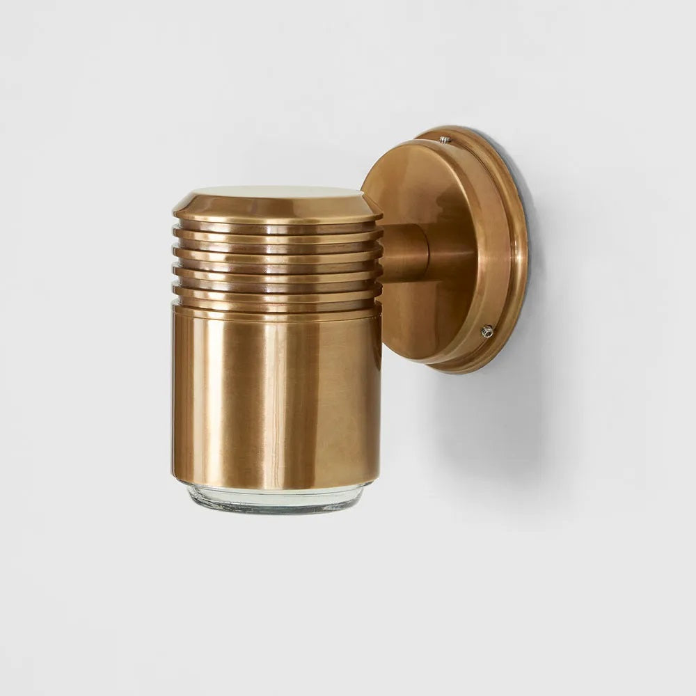 Primrose Outdoor Wall Light Antique Brass - ELPIM31981AB