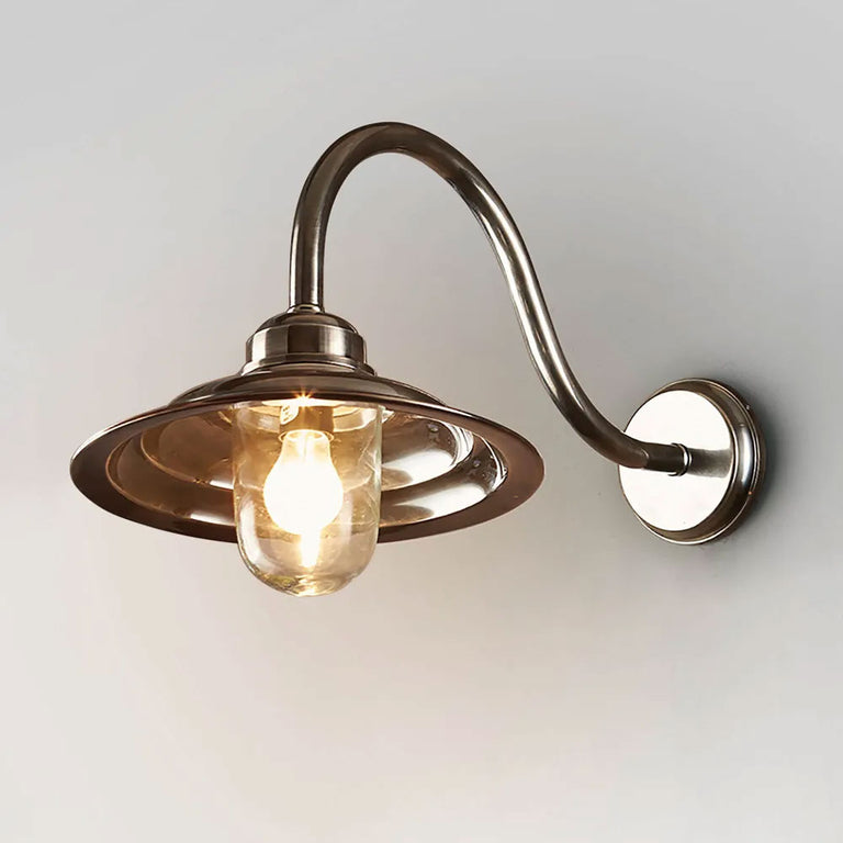 Monteray Outdoor Wall Light Antique Silver IP54 - ELPIM50224AS