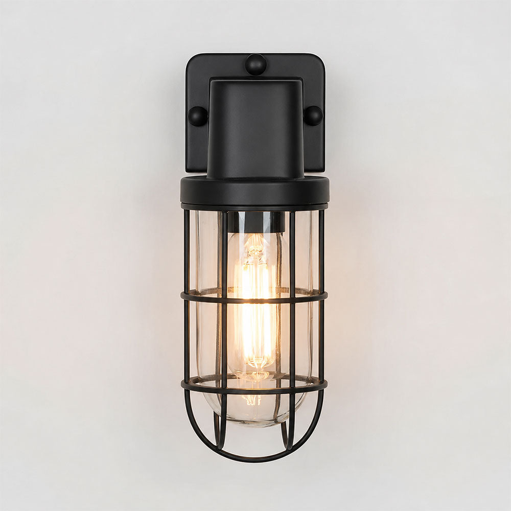 Royal London Outdoor Wall Light Black - ELPIM50401BLK