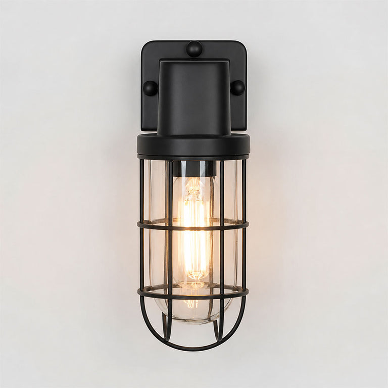 Royal London Outdoor Wall Light Black - ELPIM50401BLK