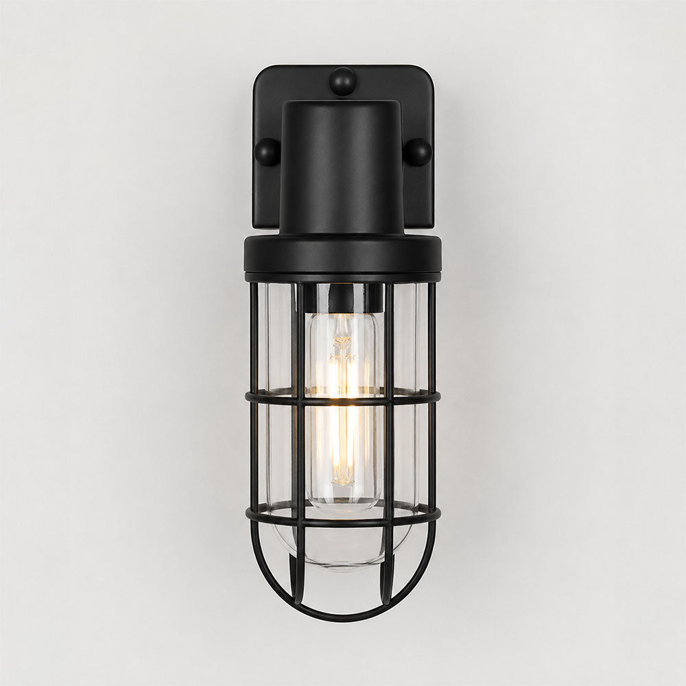 Royal London Outdoor Wall Light Black - ELPIM50401BLK