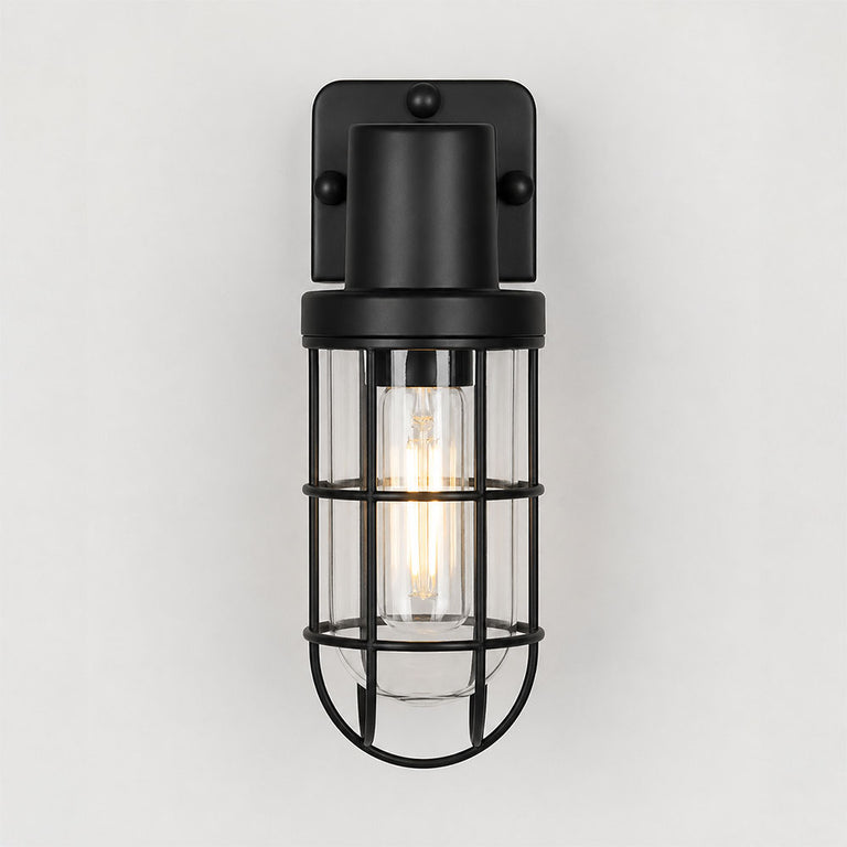 Royal London Outdoor Wall Light Black - ELPIM50401BLK