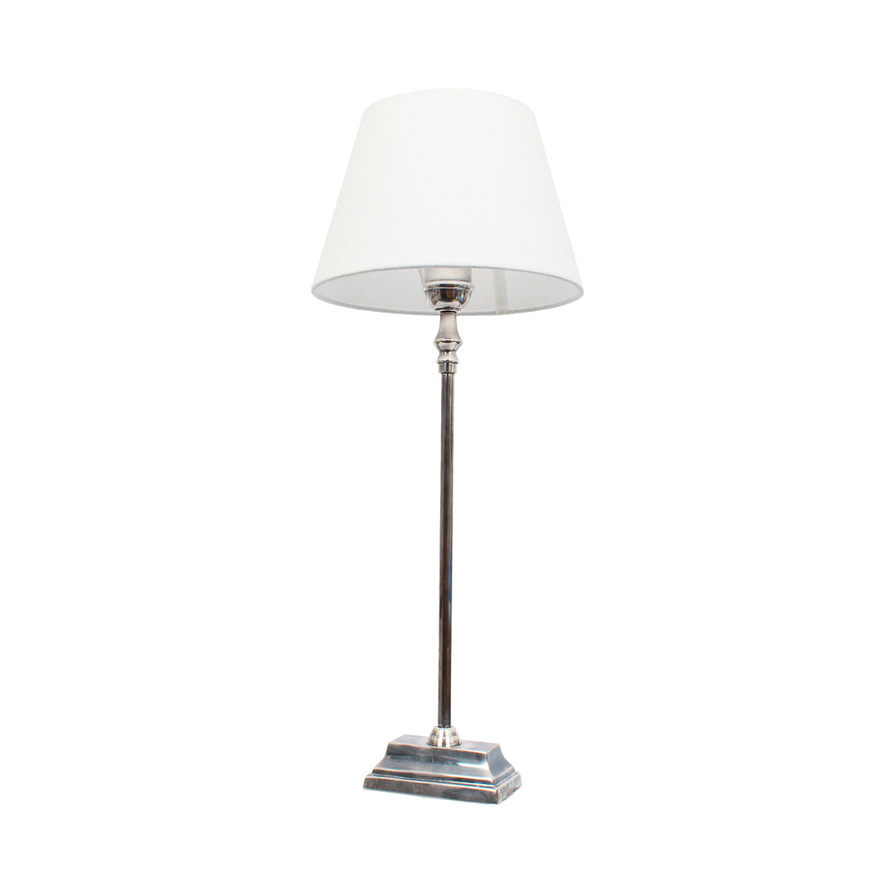 Collin Table Lamp Shiny Nickel With Shade - ELPIM50517SN