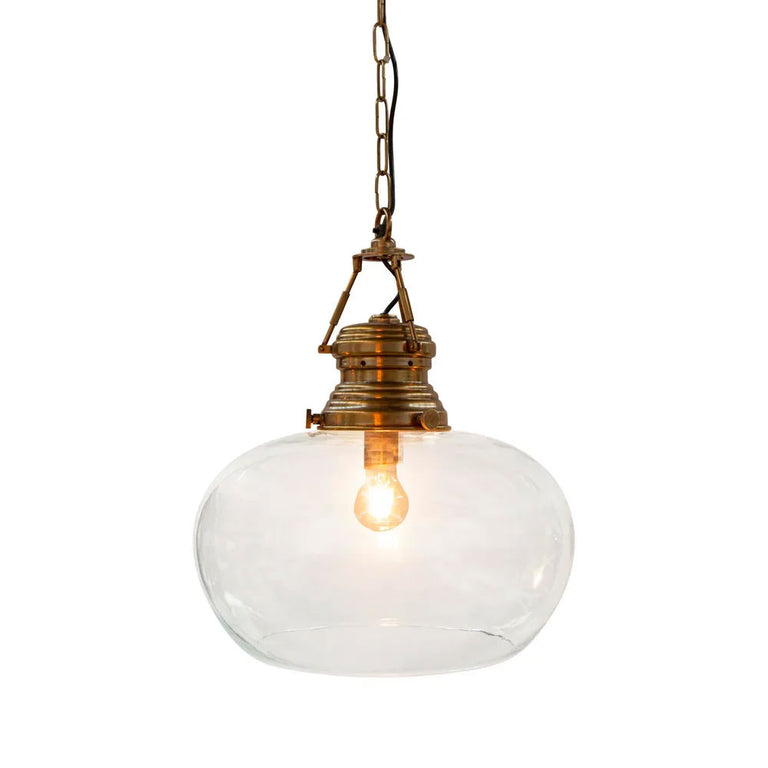 Paddington Pendant Large Antique Brass - ELPIM50834AB