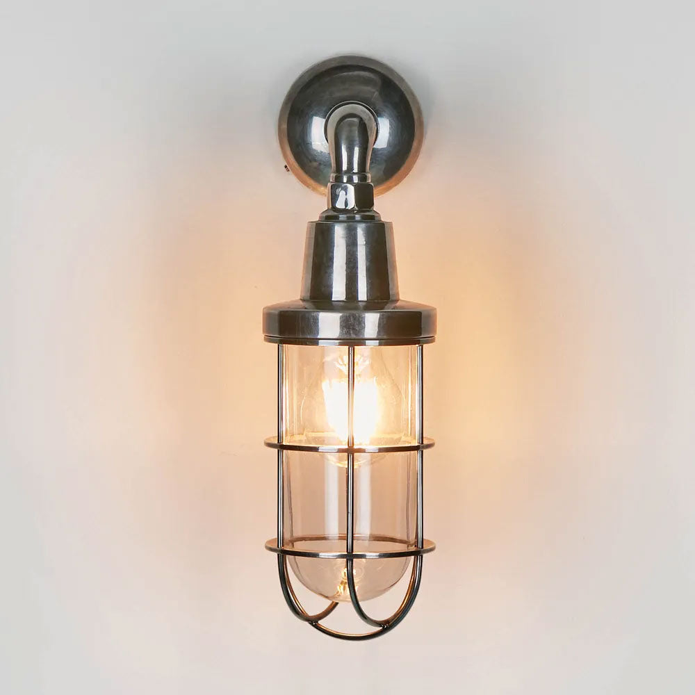Starboard Outdoor Wall Light Antique Silver IP54 - ELPIM51046AS