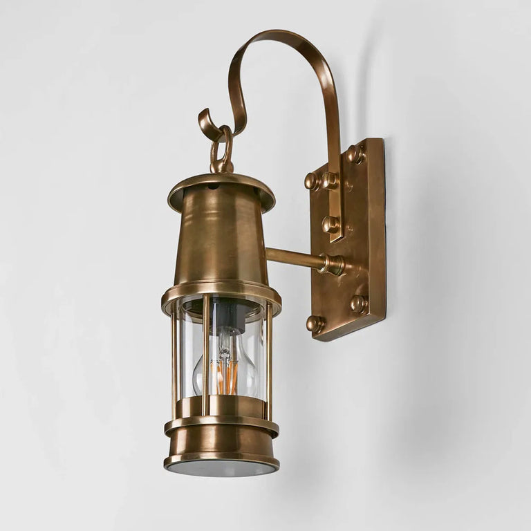 Liberty Outdoor Wall Light Antique Brass IP54 - ELPIM51296AB