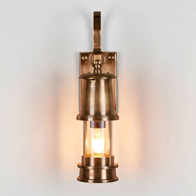 Liberty Outdoor Wall Light Antique Brass IP54 - ELPIM51296AB