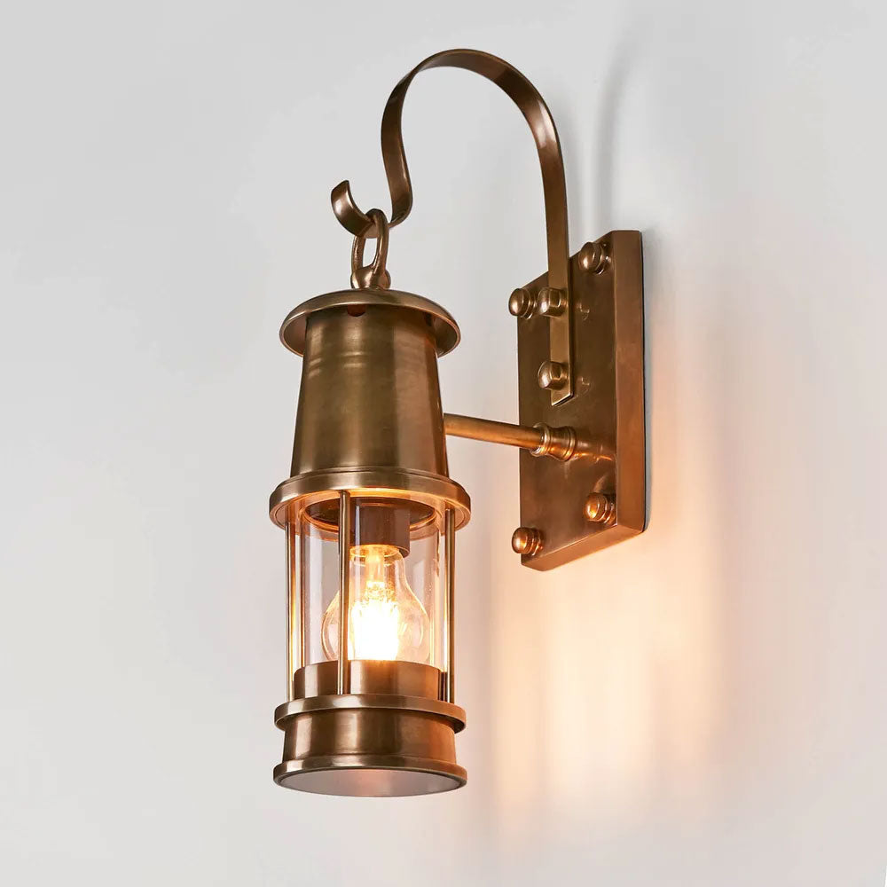 Liberty Outdoor Wall Light Antique Brass IP54 - ELPIM51296AB