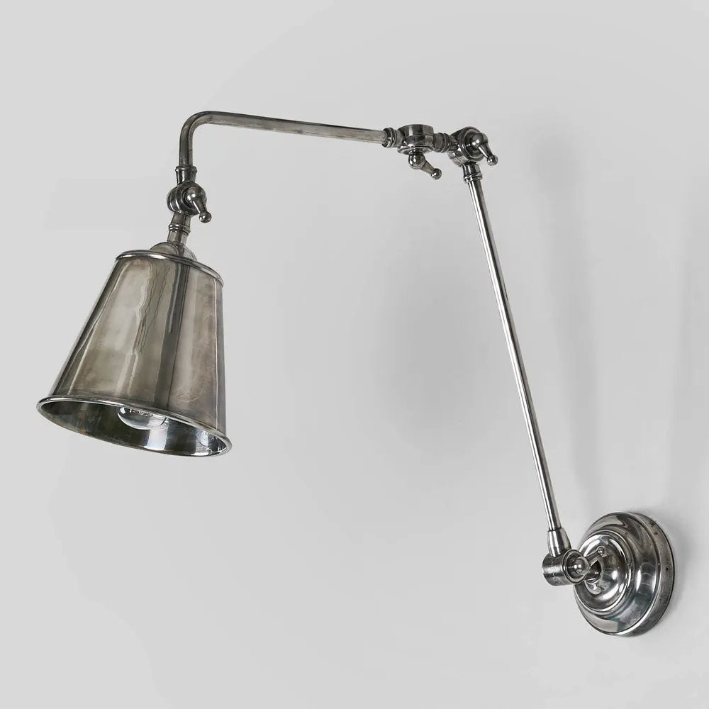 Cromwell Wall Light Antique Silver - ELPIM51341AS