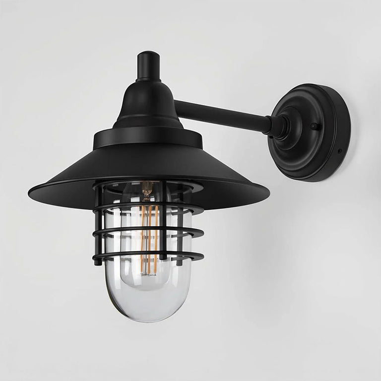 Clark Outdoor Wall Light Black - ELPIM51368BLK