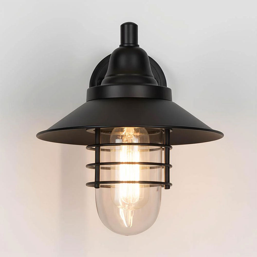 Clark Outdoor Wall Light Black - ELPIM51368BLK