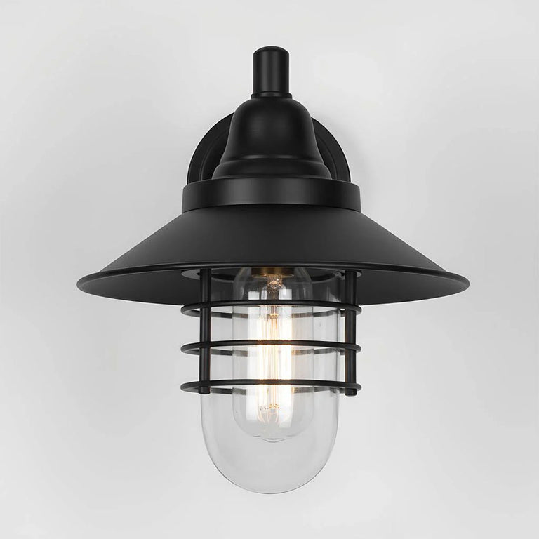 Clark Outdoor Wall Light Black - ELPIM51368BLK