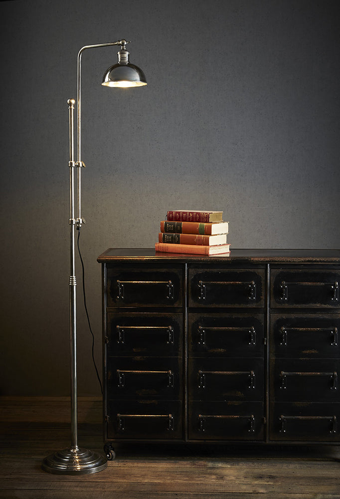 Michigan Floor Lamp Antique Silver - ELPIM51454AS